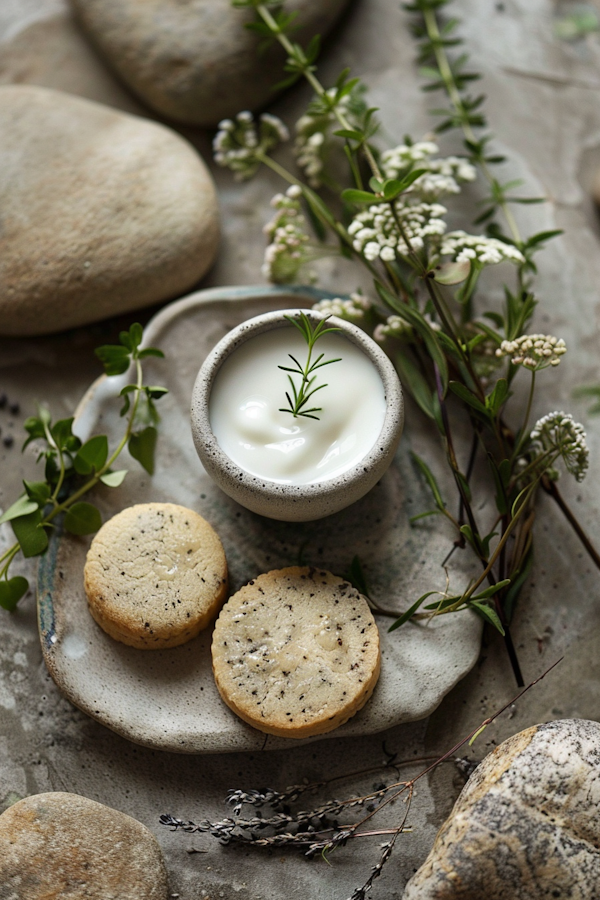 Rustic Natural Snack Scene