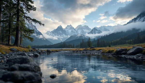 Serene Mountain Landscape