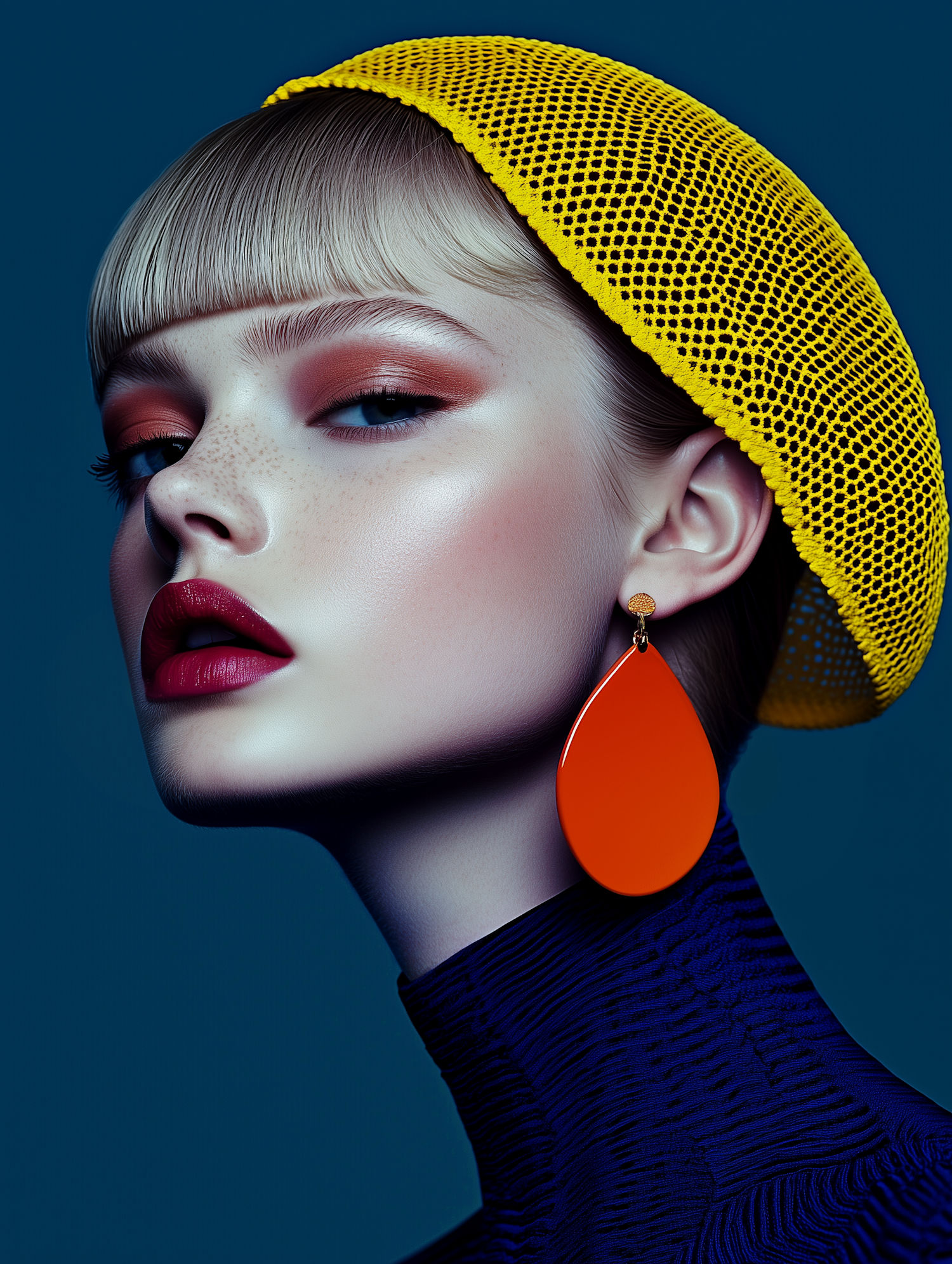 Vibrant Fashion Portrait