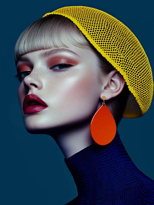 Vibrant Fashion Portrait