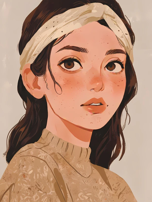 Serene Woman Portrait