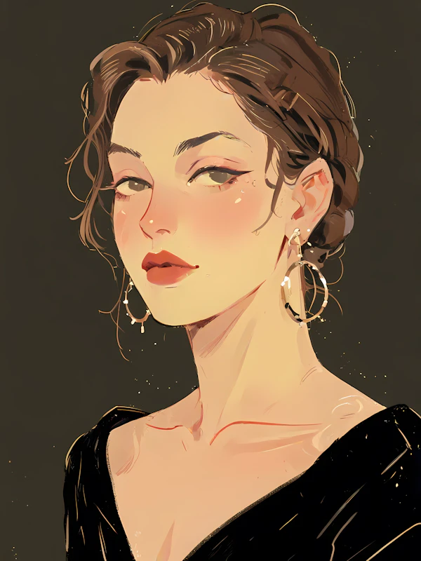 Elegant Woman Portrait