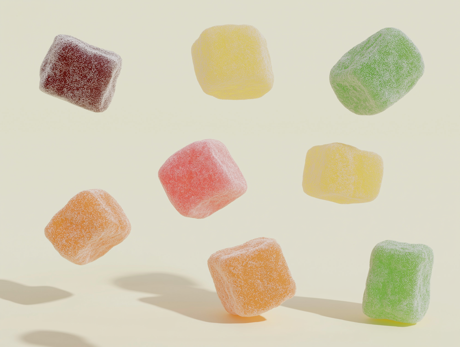 Colorful Gummy Candies