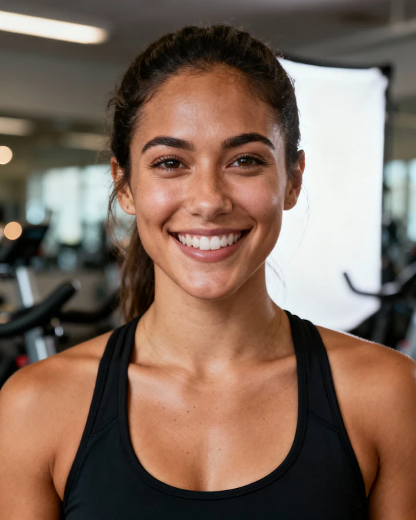 Confident Gym Enthusiast
