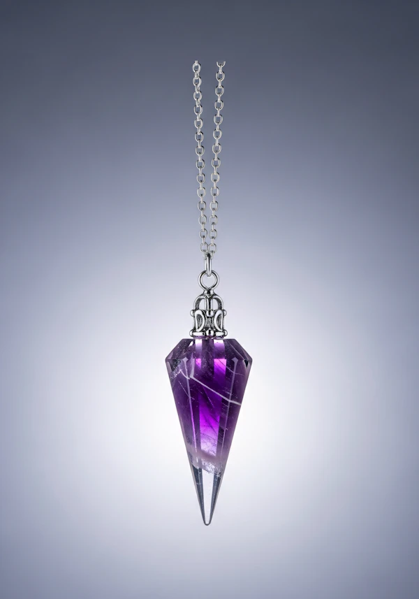 Amethyst Pendant Close-Up