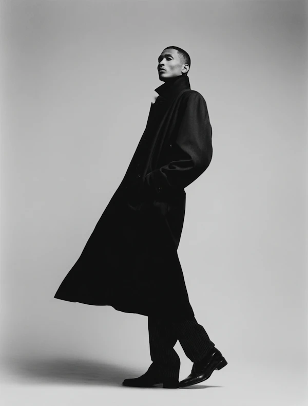 Dramatic Monochrome Pose