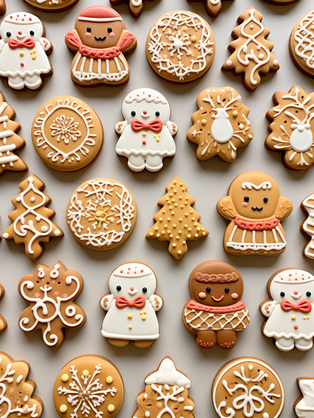 Festive Gingerbread Symphony