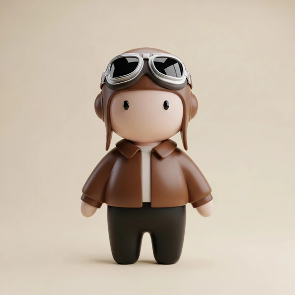 Stylized Pilot Character