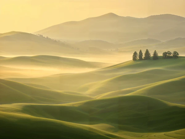 Golden Hills Landscape