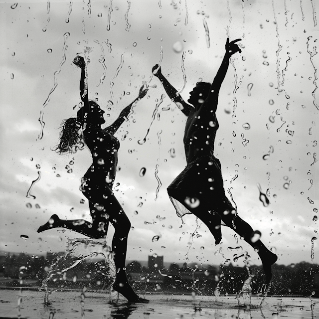 Joyous Dance in the Rain