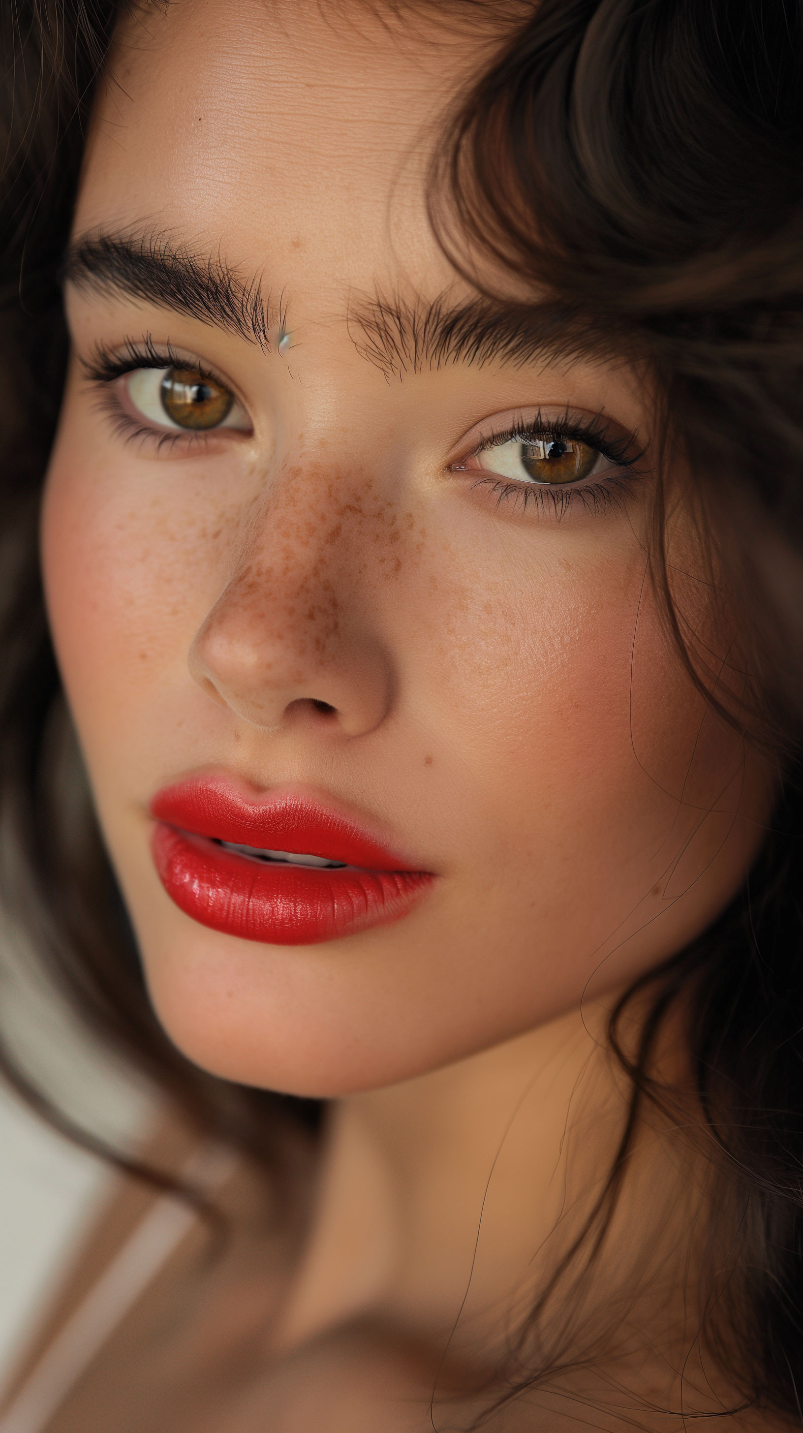 Intense Gaze of a Young Woman Photo on Lummi