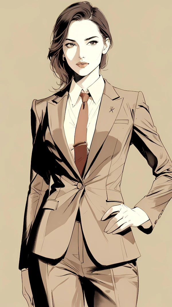 Elegant Character Portrait