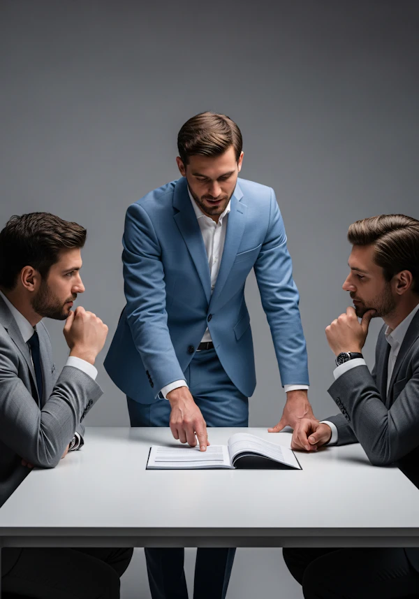 Business Discussion Scene