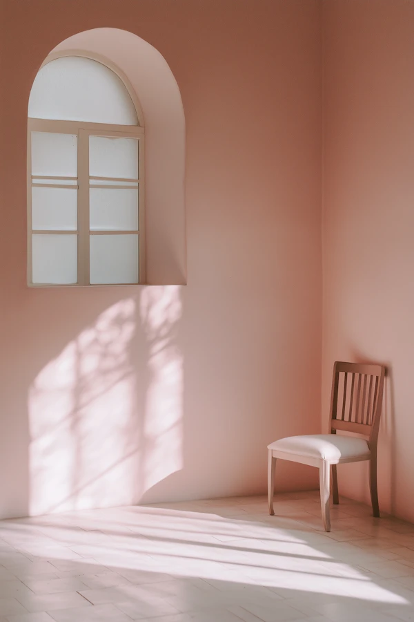 Minimalist Pink Room