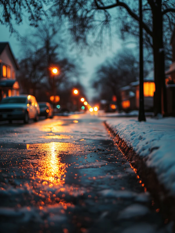 Serene Winter Evening