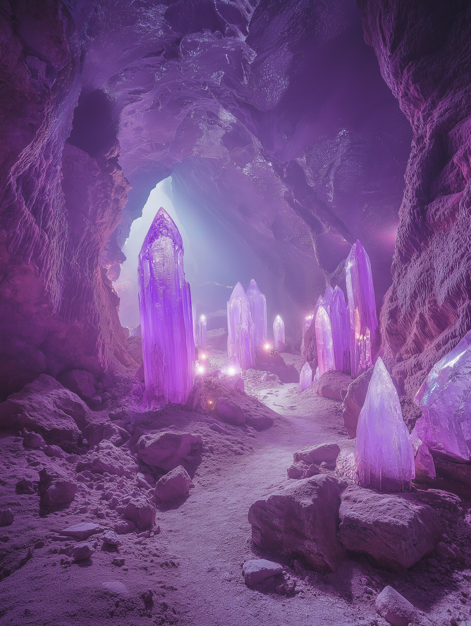 Luminescent Crystal Cave