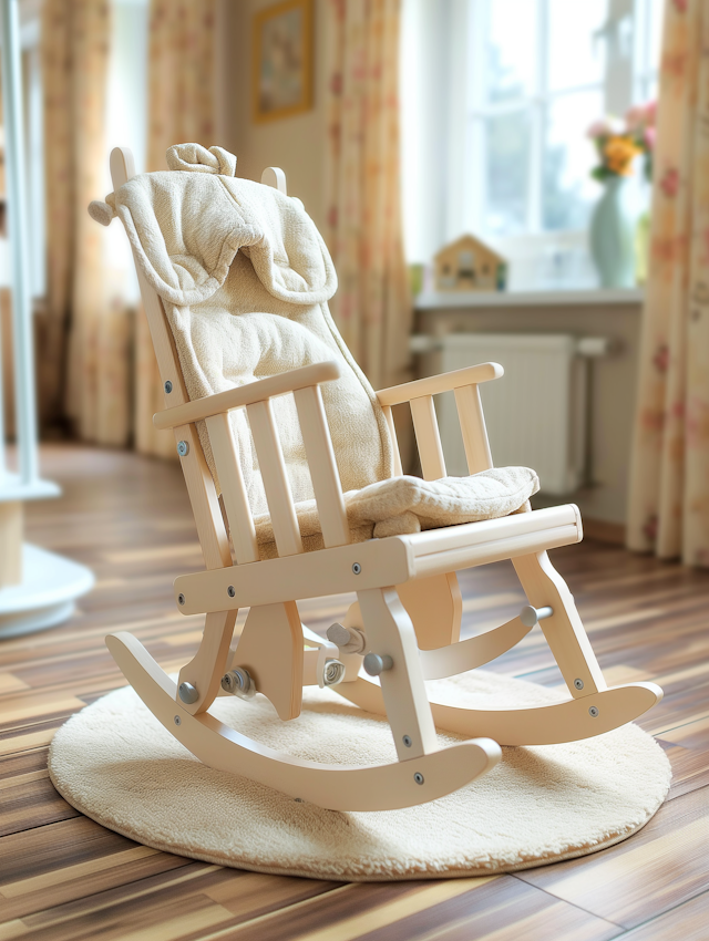 Serene Indoor Rocking Chair Scene