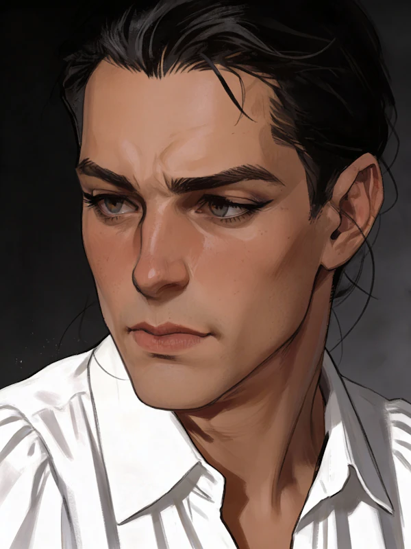 Contemplative Portrait