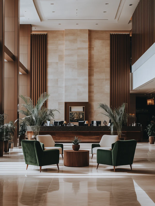 Luxurious Hotel Lobby