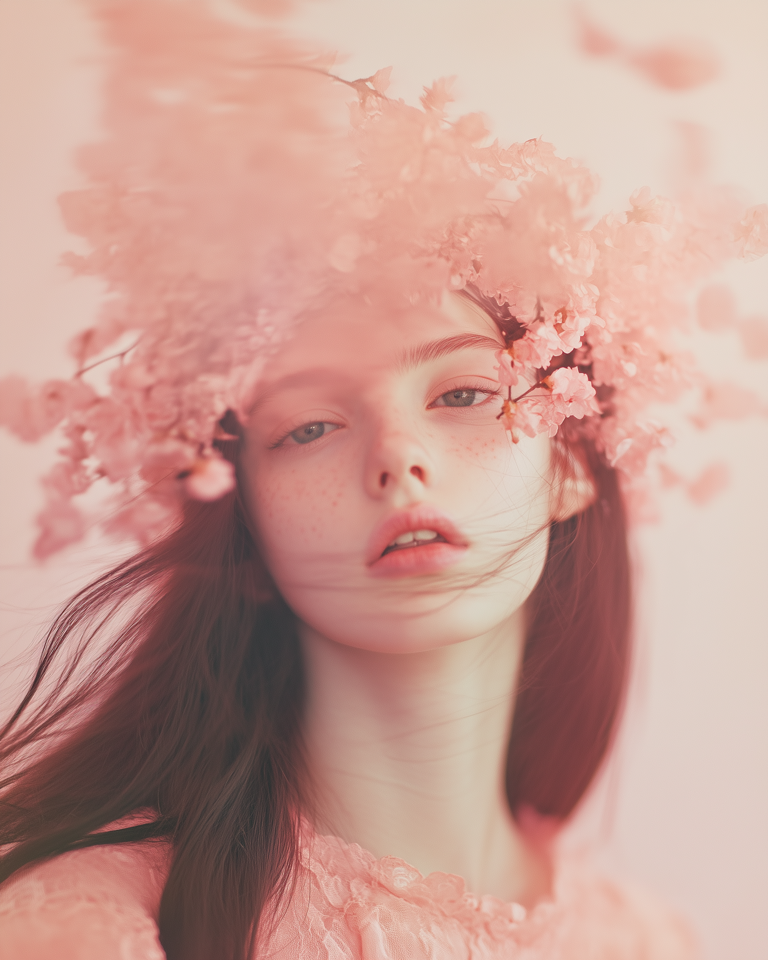 Ethereal Floral Portrait