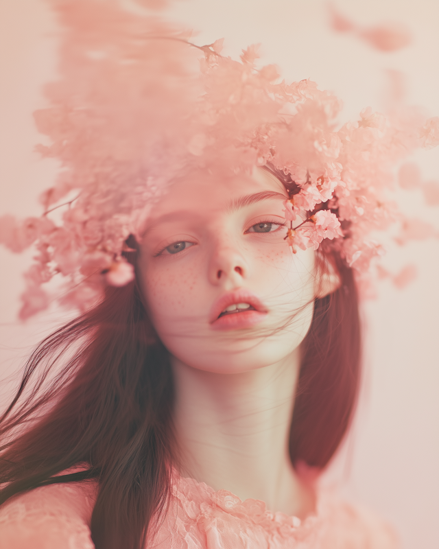 Ethereal Floral Portrait