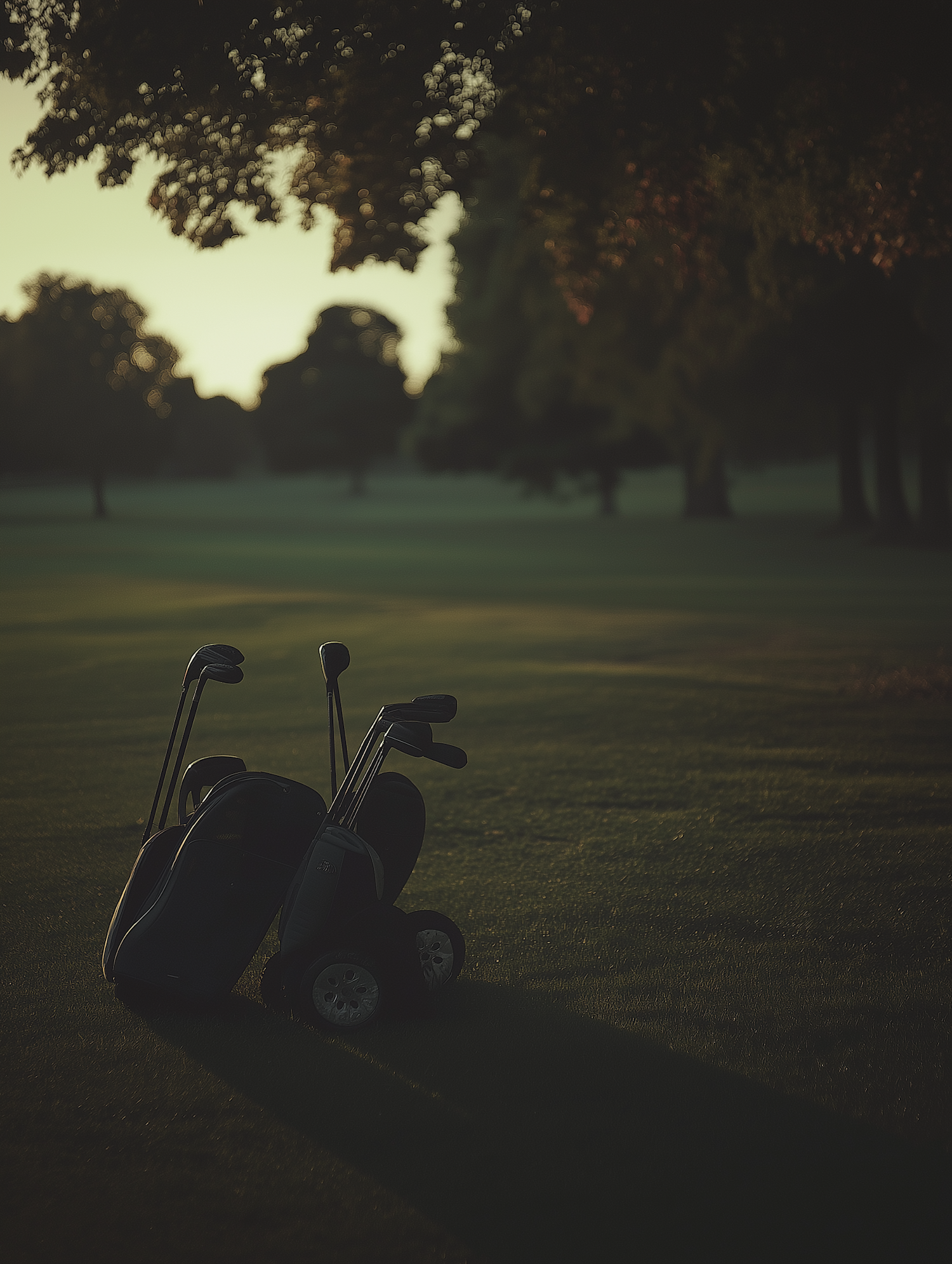 Serene Golf Course at Dusk