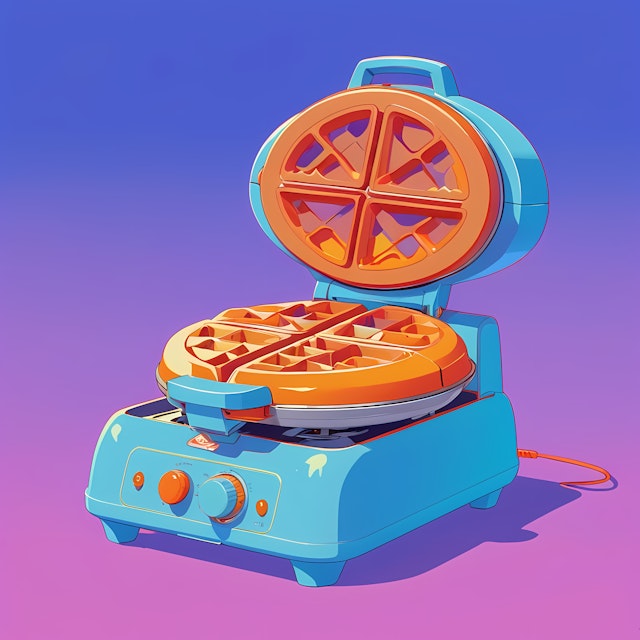 Retro Waffle Maker