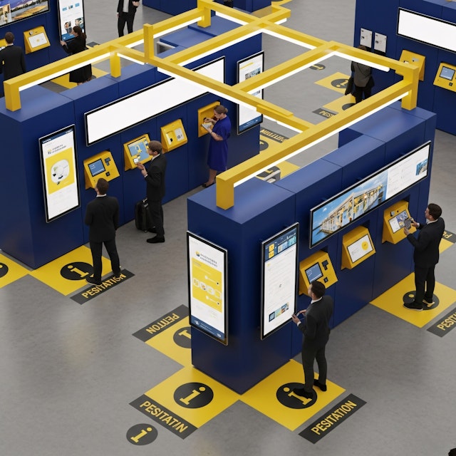 High-Tech Kiosk Space