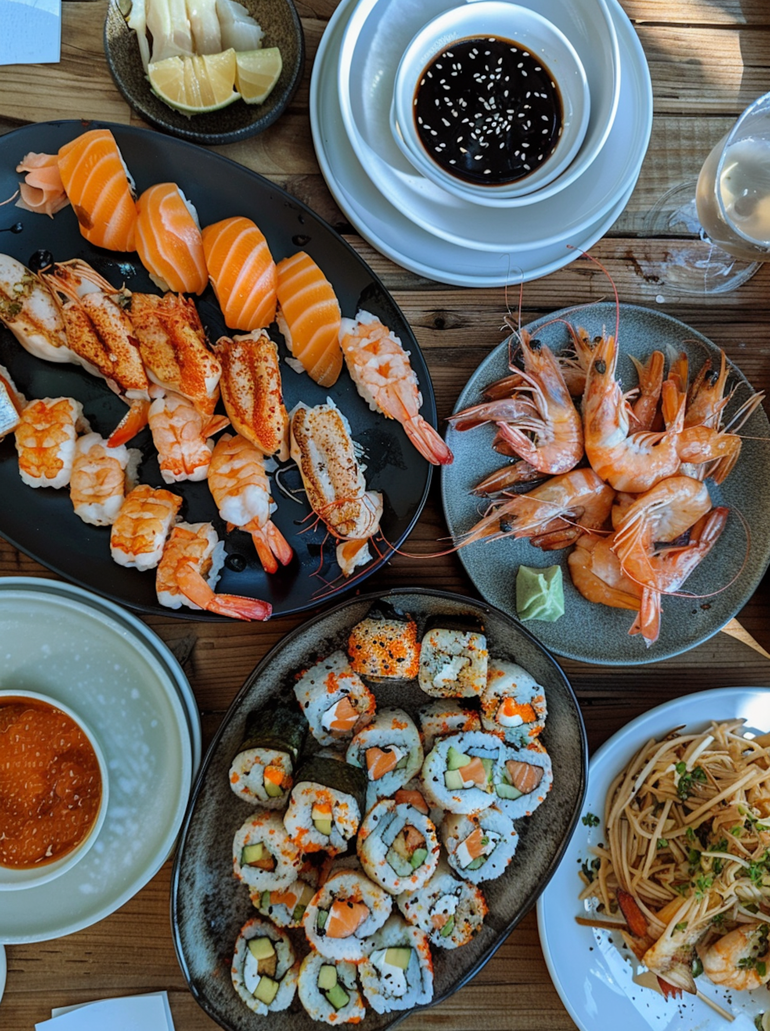 Vibrant Sushi Spread