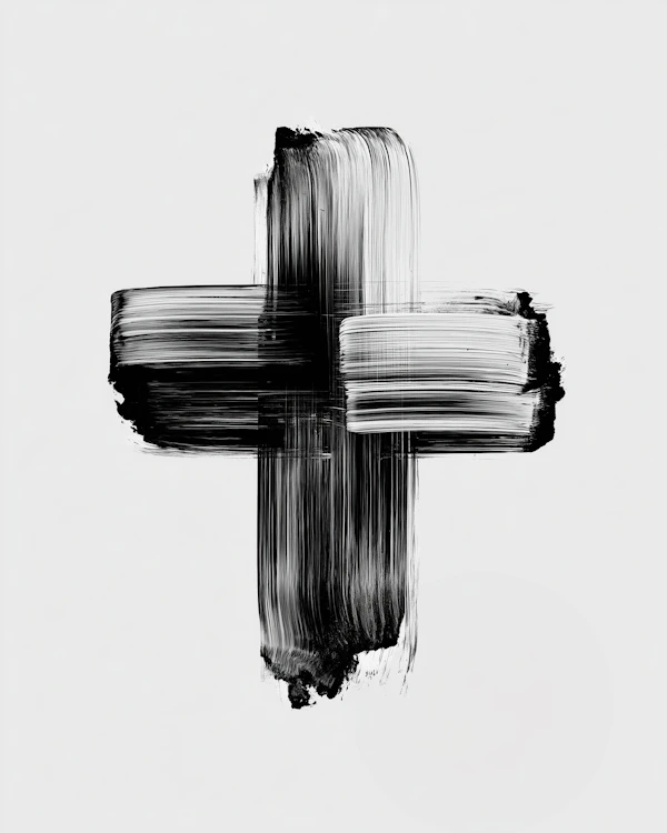 Black Plus Sign Artwork