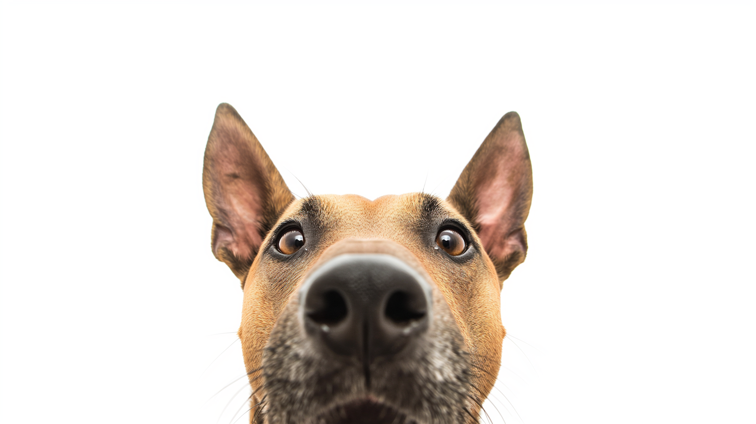 Curious Canine with Charismatic Ears