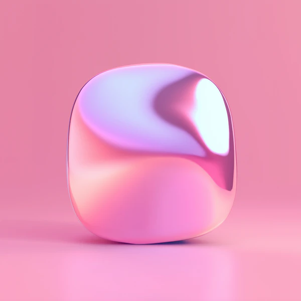 Futuristic Metallic Pebble