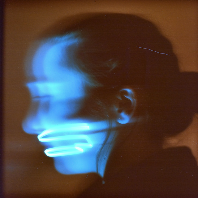 Surreal Blue Portrait