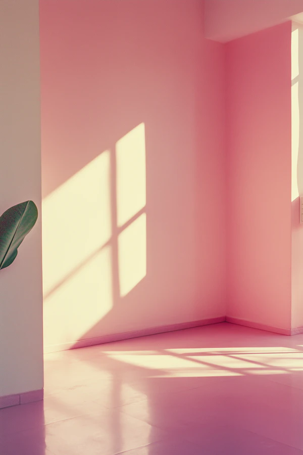Minimalist Pink Interior