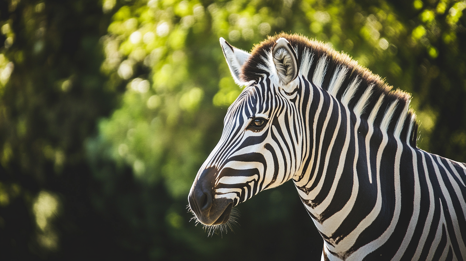 Close-up of a Zebra