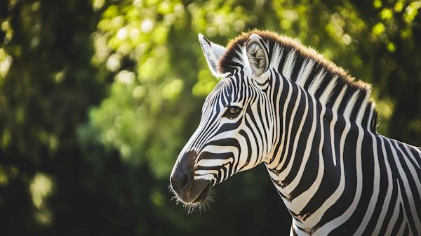 Close-up of a Zebra