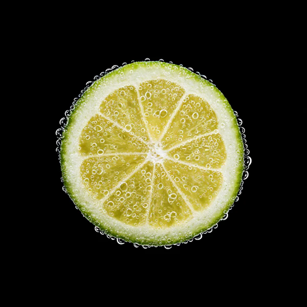 Lime Slice in Liquid