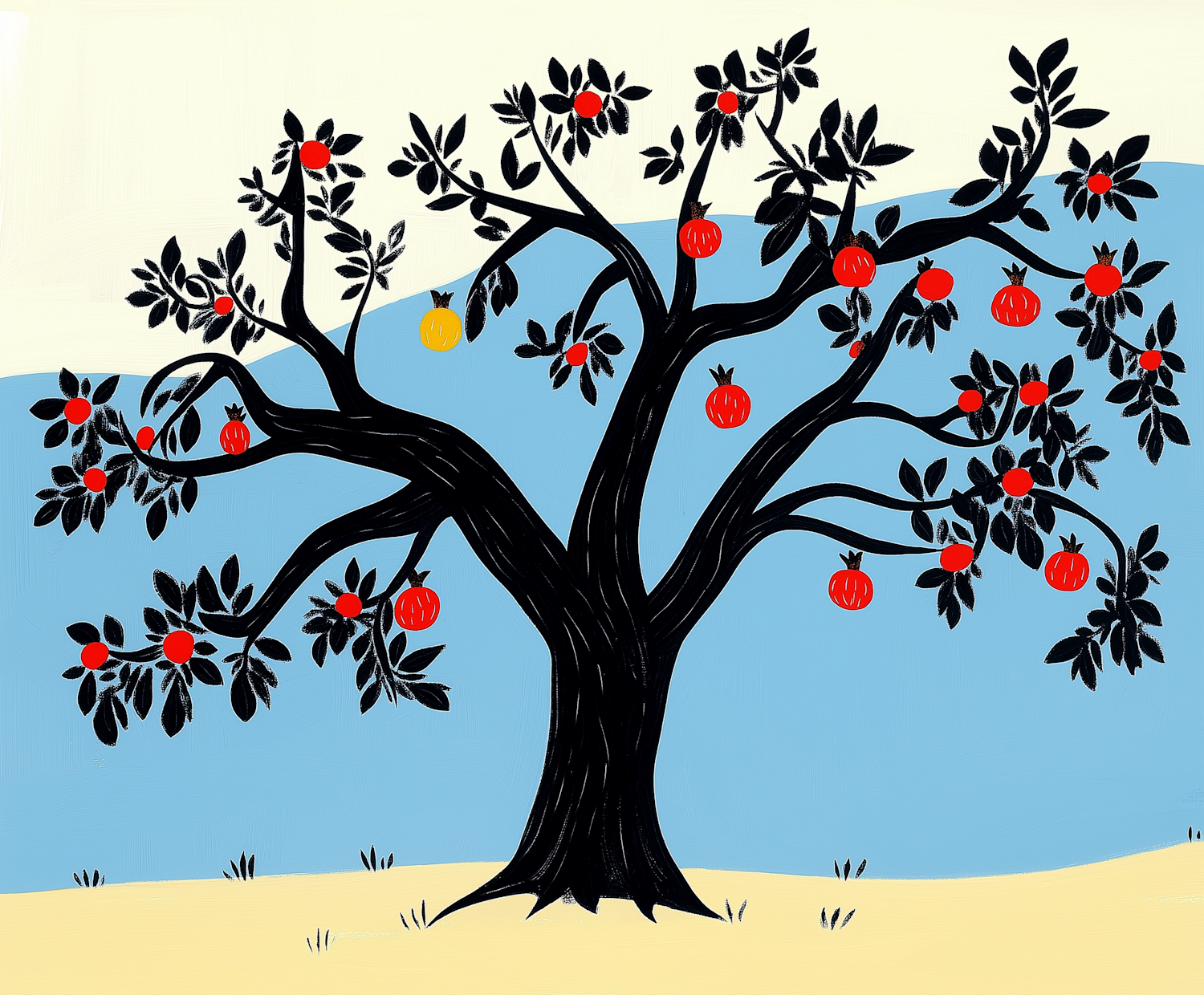 Whimsical Tree Illustration