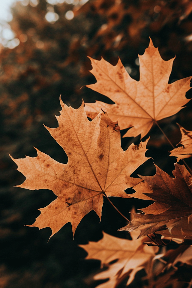 Autumn Leaves Close-Up