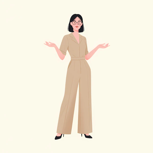 Stylish Woman Illustration