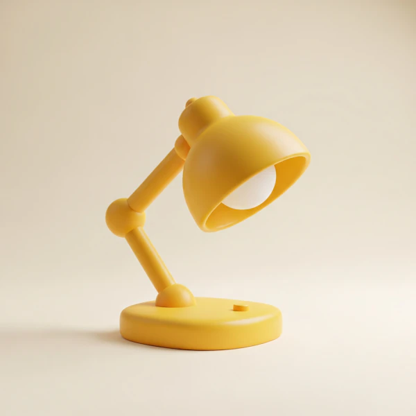 Modern Yellow Lamp