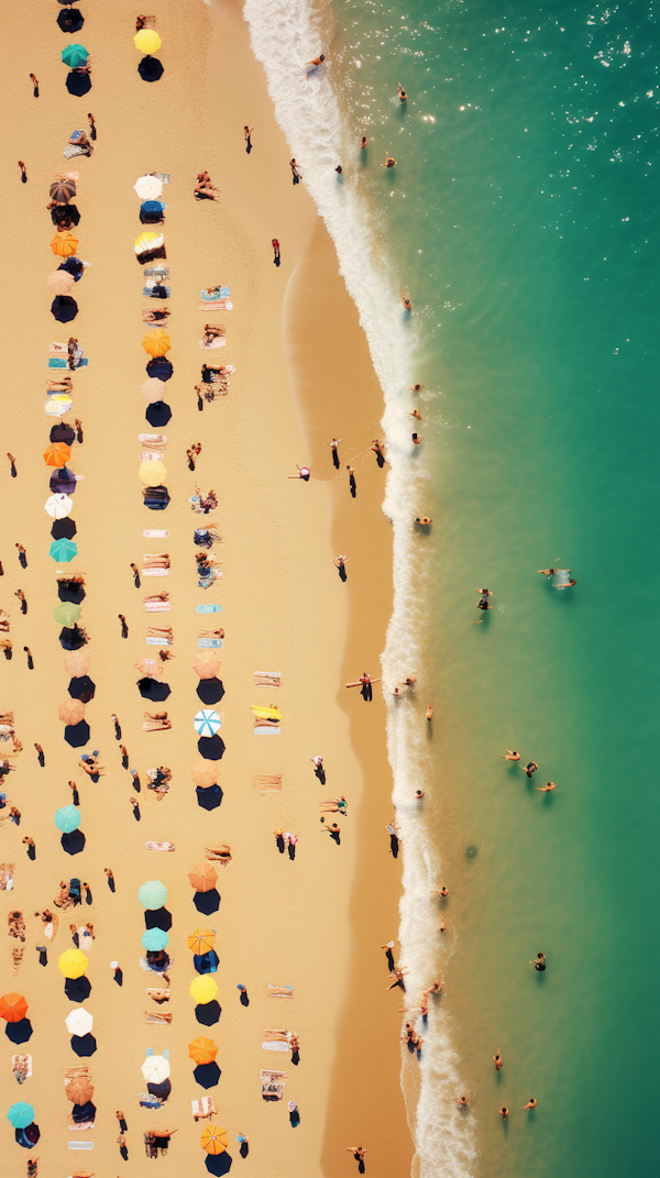 Vibrant Beach Day Serenity