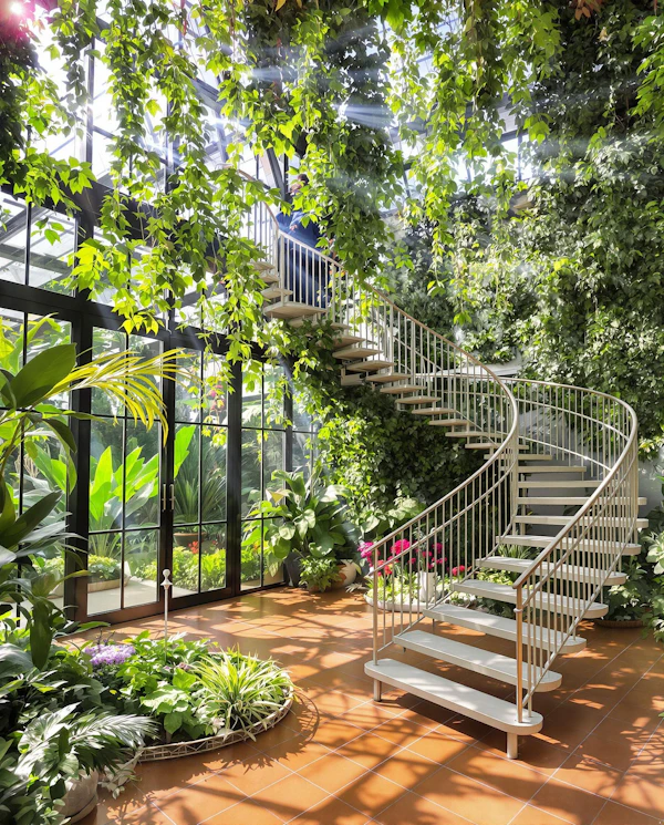 Indoor Garden Staircase