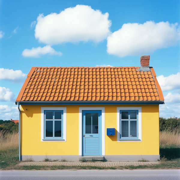 Charming Yellow House