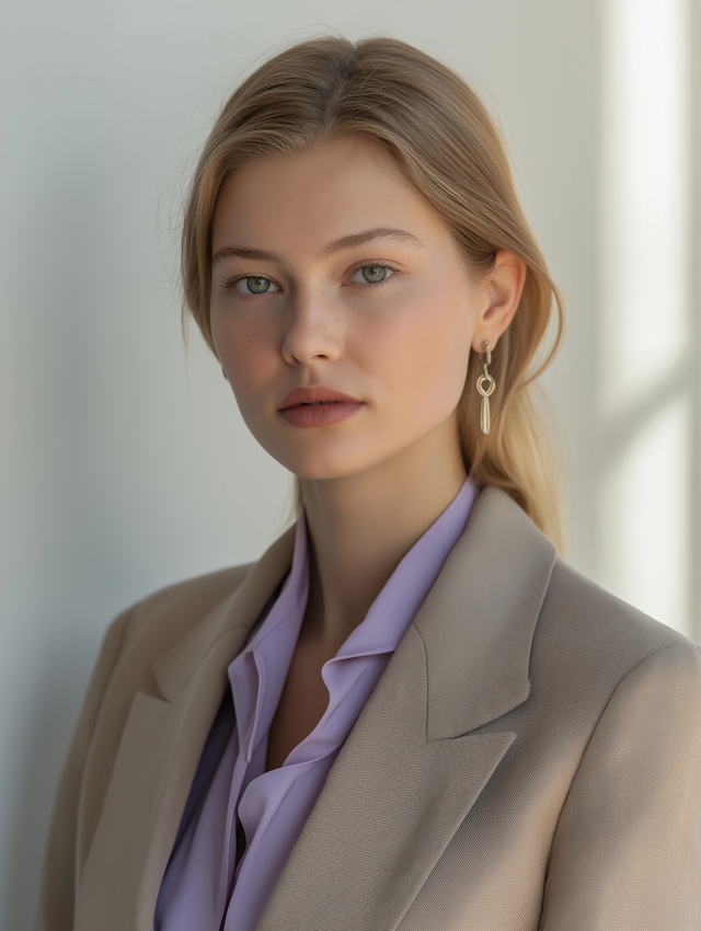 Portrait of a Woman in Blazer
