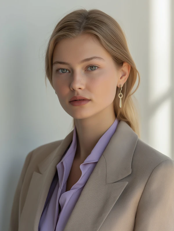 Portrait of a Woman in Blazer