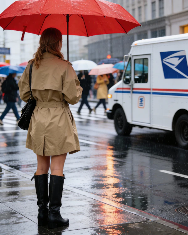 Rainy City Stroll