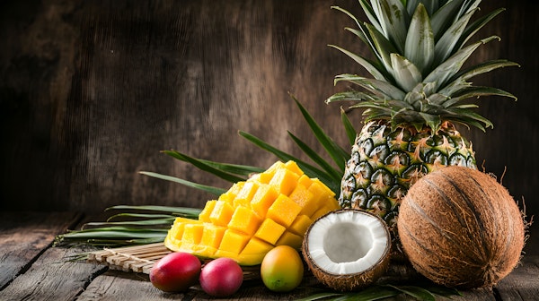 Tropical Fruit Still Life