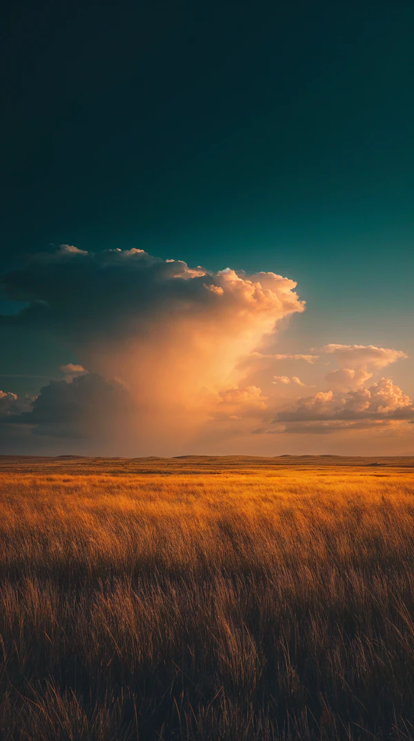 Golden Field at Sunset