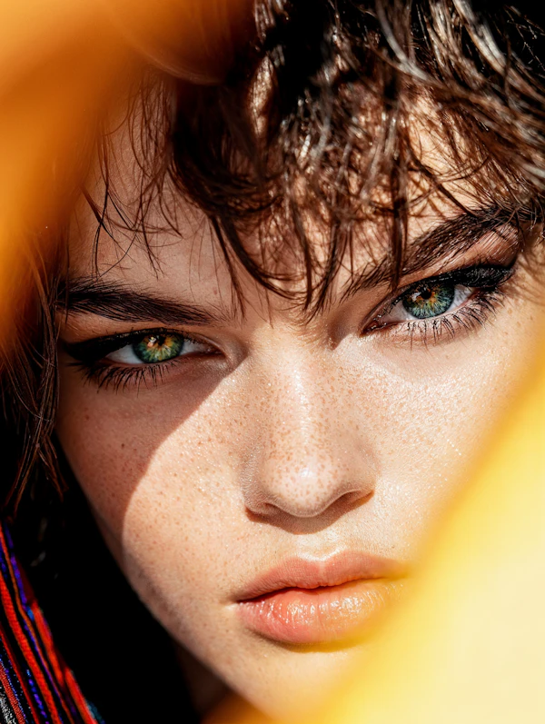 Freckled Beauty Portrait
